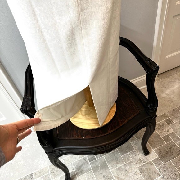 NWT Gorgeous White Dazzling Sequin Top Slimming Tight fitted Classic Dress - Picture 5 of 11